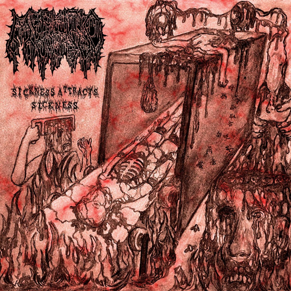 (image for) Mephitic Corpse – Sickness Attracts Sickness LP (black vinyl)